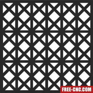 Door wall pattern door pattern - Download free dxf for cnc plasma cutting