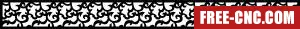 Pattern door screen - Free dxf for laser cutting and plasma Pattern door screen - Free dxf for laser cutting and plasma