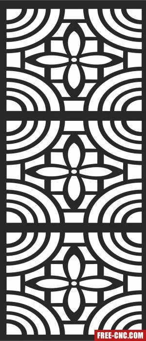 Screen decorative door wall - Download free dxf for cnc plasma cutting Screen decorative door wall - Download free dxf for cnc plasma cutting