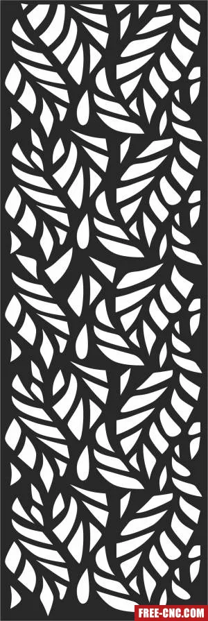 Door decorative door pattern decorative wall door - Free dxf for laser cutting and plasma