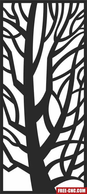 Wall decorative wall - Free dxf files ready to cut