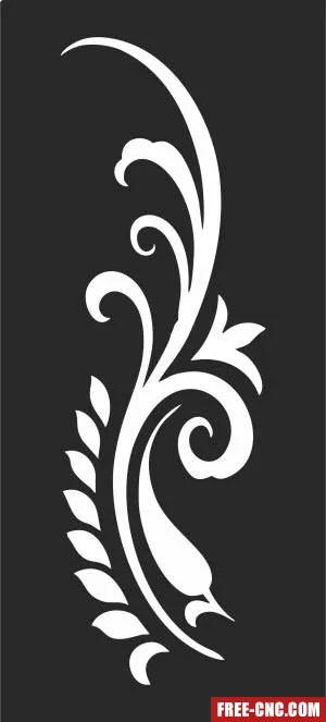 Door screen decorative pattern wall screen wall - Download free dxf for cnc plasma cutting