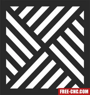 Door pattern screen - Download free dxf for cnc plasma cutting
