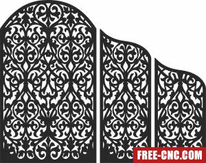 Wall door wall door - Free dxf download