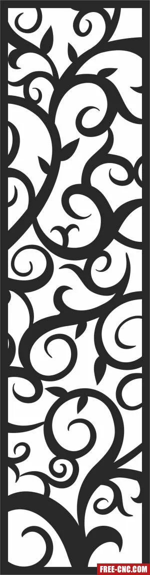 Wall decorative pattern decorative wall decorative door - Download free dxf for cnc plasma cutting