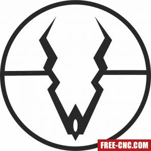 Nightcrawler marvel logo - Free dxf download