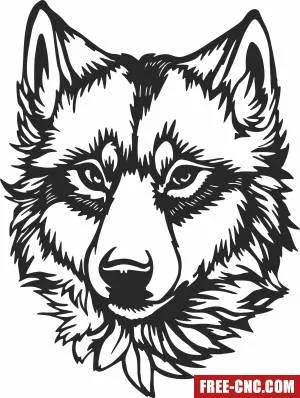 Wolf cliparts - Free dxf files ready to cut