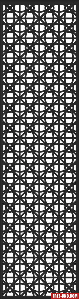 Decorative screen door pattern door - Download free dxf for cnc plasma cutting