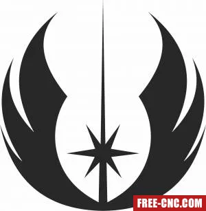 Star wars schablone - Free dxf for laser cutting and plasma