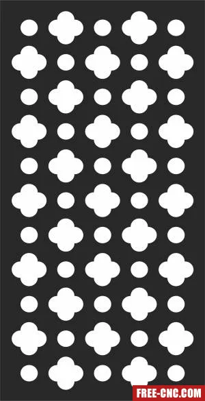 Decorative wall screen decorative - Free dxf download