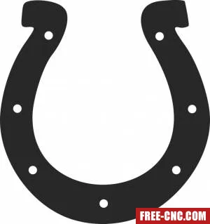 Indianapolis colts nfl logo - free dxf download