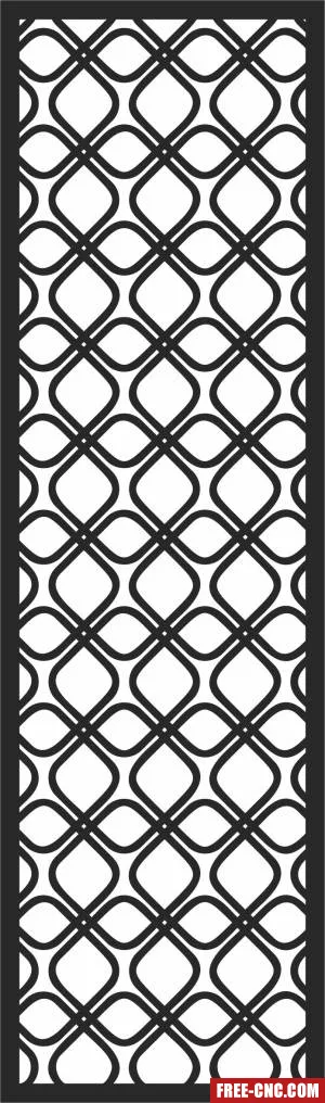 Door screen decorative door decorative door - Free dxf download