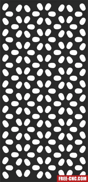 Decorative door wall - Free dxf download
