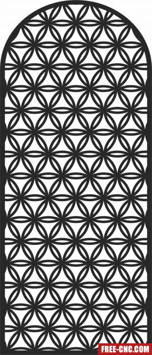 Wall decorative pattern decorative pattern screen - Free dxf for laser cutting and plasma Wall decorative pattern decorative pattern screen - Free dxf for laser cutting and plasma