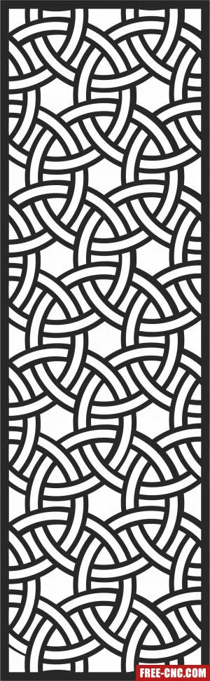 Door pattern door - Free dxf download