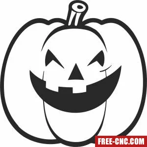 Pumpkin halloween cliparts - Download free dxf for cnc plasma cutting