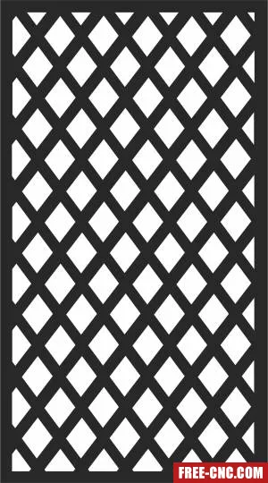 Pattern door decorative door decorative pattern - Free dxf files ready to cut