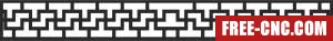 Door wall screen - Download free dxf for cnc plasma cutting