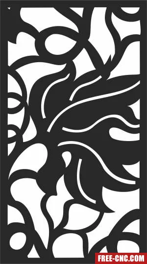 Screen decorative door wall door pattern screen - Free dxf download