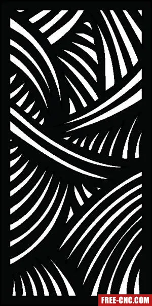 Decorative panel wall separator door pattern - free dxf download Decorative panel wall separator door pattern - free dxf download