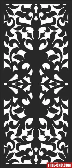 Wall screen screen door screen door - Download free dxf for cnc plasma cutting