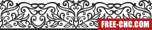 Wall pattern screen - Free dxf files ready to cut