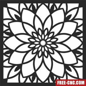 Screen pattern decorative pattern door pattern door - Free dxf for laser cutting and plasma