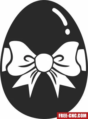 Easter egg clipart - Download free dxf for cnc plasma cutting