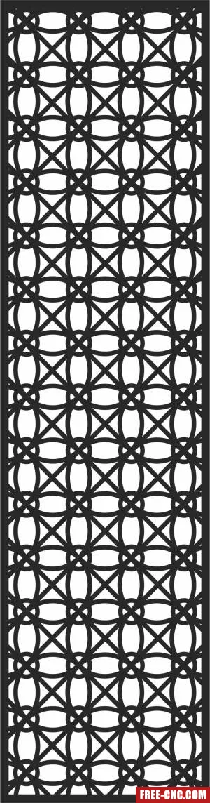 Decorative screen wall screen decorative door - Download free dxf for cnc plasma cutting