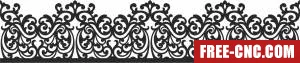 Decorative screen door - Free dxf for laser cutting and plasma