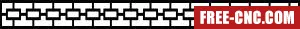 Wall decorative wall pattern decorative wall decorative - Free dxf files ready to cut