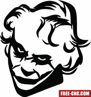 Joker batman begins - free dxf download