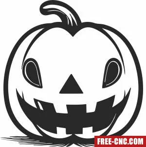 Halloween pumpkin art - Free dxf files ready to cut