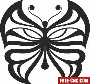 Beautiful butterfly wall art - Free dxf files ready to cut