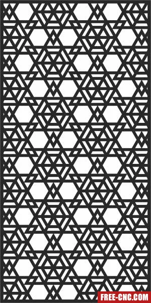 Door pattern wall pattern wall pattern - Free dxf download