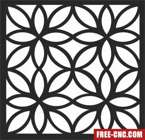 Door screen decorative screen pattern screen - Free dxf files ready to cut
