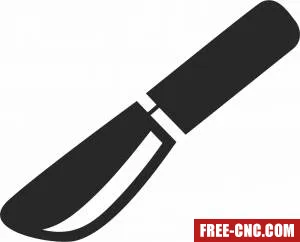 Medical knife symbol cliparts - Free dxf download