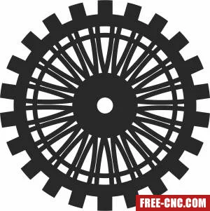 Mandala door decorative wall decorative pattern - Download free dxf for cnc plasma cutting