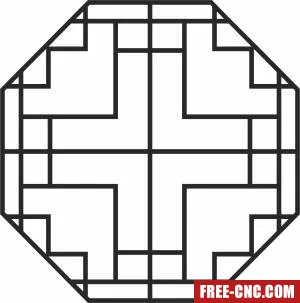 Decorative door wall door screen door - Download free dxf for cnc plasma cutting