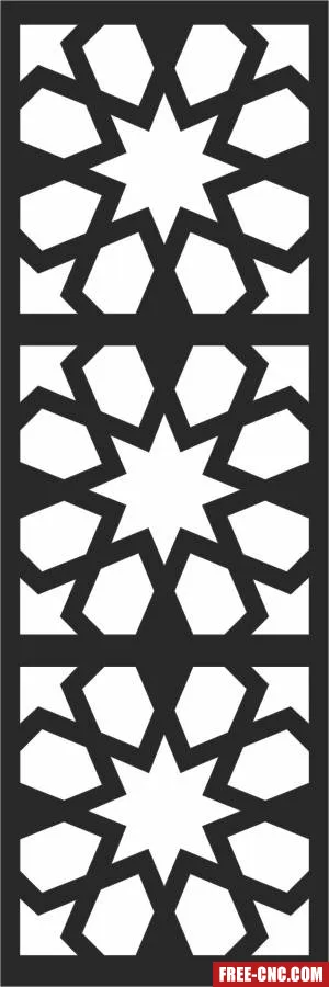 Pattern wall pattern - Free dxf download