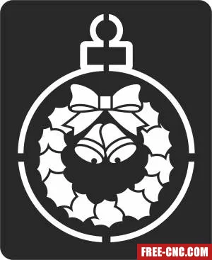 Christmas ornament - Download free dxf for cnc plasma cutting