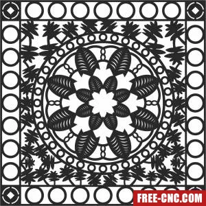Screen wall door decorative screen - Download free dxf for cnc plasma cutting