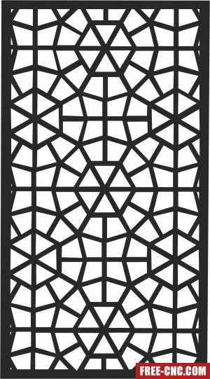 Decorative door decorative door screen wall door - Free dxf download