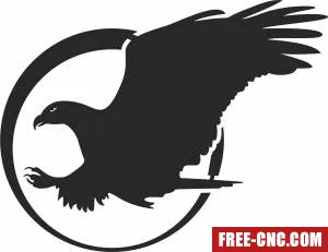 Eagle flying wall art - Free dxf for laser cutting and plasma