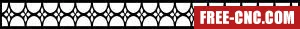 Pattern decorative screen pattern - Free dxf files ready to cut