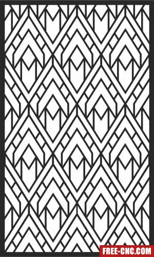 Decorative screen wall pattern - Download free dxf for cnc plasma cutting Decorative screen wall pattern - Download free dxf for cnc plasma cutting