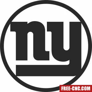 New york giants football nfl logo - Free dxf files ready to cut