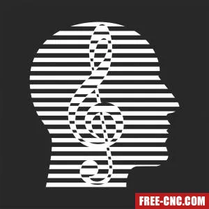 Man wall art - Download free dxf for cnc plasma cutting