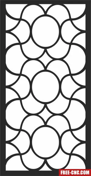 Decorative pattern decorative door wall door pattern - Download free dxf for cnc plasma cutting