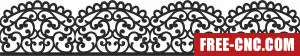 Wall decorative pattern screen decorative - Free dxf download